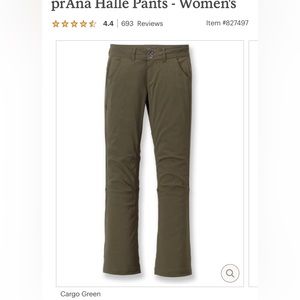 NEW PrAna Halle Pants - Size 10 regular
